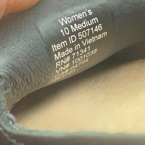 L.L. Bean Stonington Women's Sz 10 Loafers Flats Black Leather Slip On - Picture 8 of 9